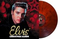 Presley Elvis - Christmas Album (Red Marbled Vinyl i gruppen VINYL / JuleMusikkk hos Bengans Skivbutik AB (5509793)