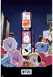 Bt21 - Times Square i gruppen MERCHANDISE / Merch / K-Pop hos Bengans Skivbutik AB (5510014)