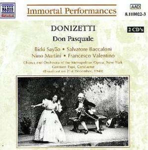 Donizetti Gaetano - Donizetti:Don Pasquale i gruppen CD / Klassisk hos Bengans Skivbutik AB (5510028)