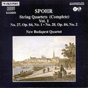 Spohr Louis - String Quartet Op 84 1 & 2 i gruppen VI TIPSER / Julegavetips CD hos Bengans Skivbutik AB (5510093)