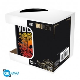 Volbeat - Mug - 320 Ml - Skull And Roses i gruppen MERCHANDISE / Merch / Metal hos Bengans Skivbutik AB (5510710)