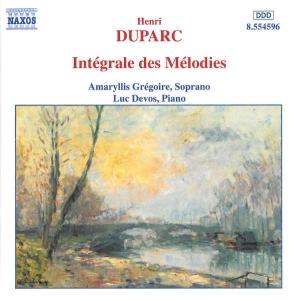 Duparc Henri - Duparc:Integrale Des Melodies i gruppen CD / Klassisk hos Bengans Skivbutik AB (5510994)