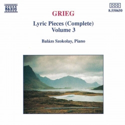 Grieg Edvard - Lyric Pieces Vol 3 i gruppen VI TIPSER / Julegavetips CD hos Bengans Skivbutik AB (5511068)