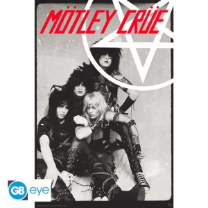 Mötley Crue - Poster Pentangle  91,5 X 61 i gruppen MERCHANDISE / Merch / Metal hos Bengans Skivbutik AB (5511418)