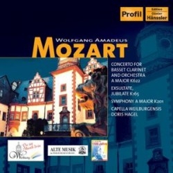 Mozart - Concerto For Basset Clarinet i gruppen CD / Klassisk hos Bengans Skivbutik AB (5511454)