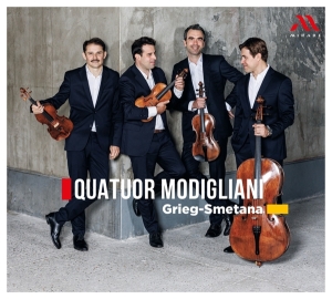 Quatuor Modigliani - Grieg-Smetana i gruppen VI TIPSER / Fredagsutgivelser / Fredag den 12:e Jan 24 hos Bengans Skivbutik AB (5512148)