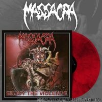 Massacra - Enjoy The Violence (Red Marbled Vin i gruppen VINYL hos Bengans Skivbutik AB (5512160)