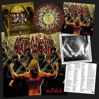 At War - Infidel (Splatter Vinyl Lp) i gruppen VI TIPSER / Fredagsutgivelser / Fredag den 26:e Jan 24 hos Bengans Skivbutik AB (5512225)