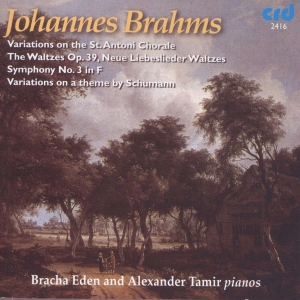 Brahms - St Antoni Variations, Waltzes Op. 3 i gruppen Musikk / CD-R / Klassisk hos Bengans Skivbutik AB (5513455)