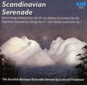 Scottish Baroque Ensemble Friedman - Scandinavian Serenade i gruppen Musikk / CD-R / Klassisk hos Bengans Skivbutik AB (5513479)