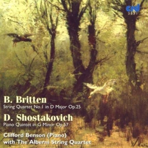 Britten / Shostakovich - String Quartet In D Op.25 / Piano Q i gruppen Musikk / CD-R / Klassisk hos Bengans Skivbutik AB (5513485)