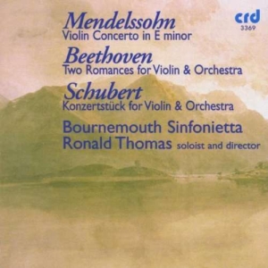 Beethoven / Mendelssohn / Schubert - Romances / Violin Concerto / Konzer i gruppen Musikk / CD-R / Klassisk hos Bengans Skivbutik AB (5513501)