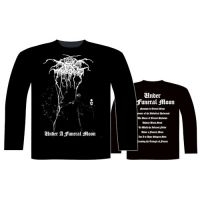 Darkthrone - L/S Under A Funeral Moon (L) i gruppen MERCHANDISE / T-shirt / Metal hos Bengans Skivbutik AB (5513740)