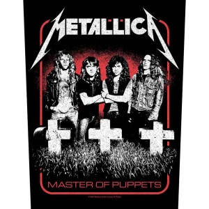 Metallica - Master Of Puppets Band Back Patch i gruppen MERCHANDISE / Accessoarer / Metal hos Bengans Skivbutik AB (5513761)