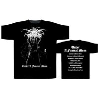 Darkthrone - T/S Under A Funeral Moon/Album (L) i gruppen MERCHANDISE / T-shirt / Metal hos Bengans Skivbutik AB (5513953)