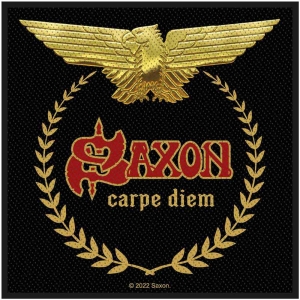 Saxon - Carpe Diem Standard Patch i gruppen MERCHANDISE / Accessoarer / Metal hos Bengans Skivbutik AB (5513954)