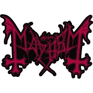 Mayhem - Logo Cut Out Standard Patch i gruppen MERCHANDISE / Accessoarer / Metal hos Bengans Skivbutik AB (5513957)