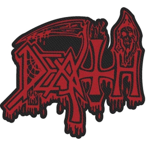 Death - Logo Cut Out Standard Patch i gruppen MERCHANDISE / Accessoarer / Metal hos Bengans Skivbutik AB (5513958)