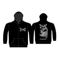 Mayhem - Zip Hood - Pure Fucking Armageddon i gruppen MERCHANDISE / Hoodies / Metal hos Bengans Skivbutik AB (5514114)