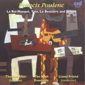 Poulenc Francis - Le Bal Masqué / Le Bestiaire i gruppen Musikk / CD-R / Klassisk hos Bengans Skivbutik AB (5514208)