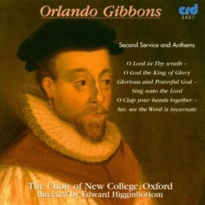 Gibbons Orlando - Second Service & Anthems i gruppen Musikk / CD-R / Klassisk hos Bengans Skivbutik AB (5514220)