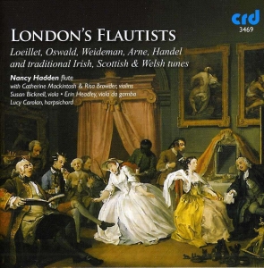 Nancy Hadden - Flute Music From 18Th Century Londo i gruppen Musikk / CD-R / Klassisk hos Bengans Skivbutik AB (5514237)