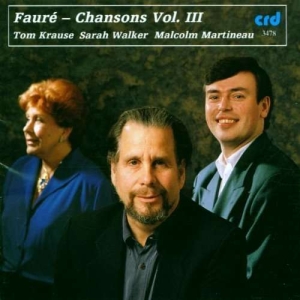 Fauré Gabriel - Mélodies Volume 3 i gruppen Musikk / CD-R / Klassisk hos Bengans Skivbutik AB (5514243)