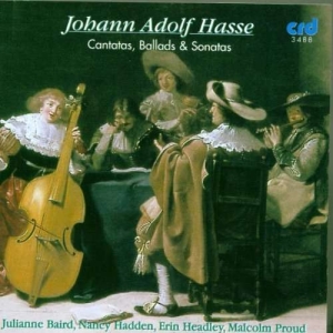 Hasse J A - Cantatas, Ballads & Sonatas i gruppen Musikk / CD-R / Klassisk hos Bengans Skivbutik AB (5514253)