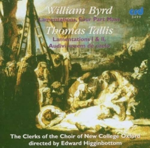 Byrd / Tallis - Lamentations i gruppen Musikk / CD-R / Klassisk hos Bengans Skivbutik AB (5514262)