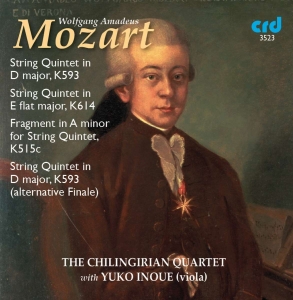 Mozart W A - String Quintets K593 & K614 i gruppen Musikk / CD-R / Klassisk hos Bengans Skivbutik AB (5514520)