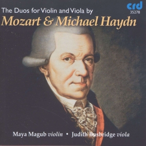 W A Mozart & Michael Haydn - Duos For Violin & Viola i gruppen Annet / Klassisk hos Bengans Skivbutik AB (5514524)