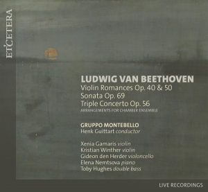 Gruppo Montobello & Henk Guittart - Beethoven: Violin Romances Op.40 & 50/Sonata Op.69/Triple Concerto Op.56 i gruppen VI TIPSER / Fredagsutgivelser / Fredag den 26:e Jan 24 hos Bengans Skivbutik AB (5514681)