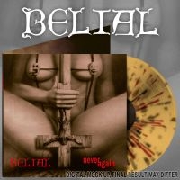 Belial - Never Again (Splatter Vinyl Lp) i gruppen VI TIPSER / Fredagsutgivelser / Fredag Den 23:e Februari 2024 hos Bengans Skivbutik AB (5515115)