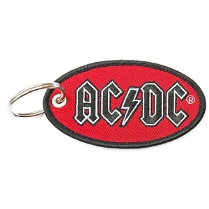 Ac/Dc  - Keychain: Oval Logo (Double Sided) i gruppen MERCH / Minsishops-merch / Ac/Dc hos Bengans Skivbutik AB (5516008)