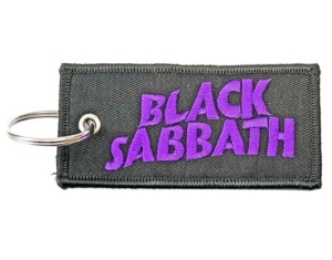 Black Sabbath - Keychain: Wavy Logo i gruppen MERCHANDISE / Merch / Metal hos Bengans Skivbutik AB (5516010)