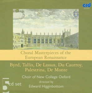 The Choir Of New College Oxford Ed - Choral Masterpieces Of The European i gruppen Annet / Klassisk hos Bengans Skivbutik AB (5516054)