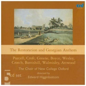 The Choir Of New College Oxford Ed - The Restoration & Georgian Anthem i gruppen Annet / Klassisk hos Bengans Skivbutik AB (5516055)