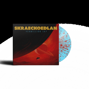 Skraeckoedlan - The Vermillion Sky (Ltd Blue Vinyl with Red Splatter) i gruppen VINYL / Metal,Pop-Rock,Svensk Musikkk hos Bengans Skivbutik AB (5516787)