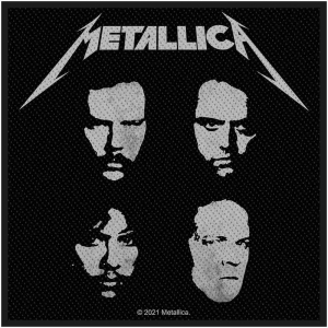 Metallica - Black Album 2021 Standard Patch i gruppen MERCHANDISE / Merch / Metal hos Bengans Skivbutik AB (5516827)