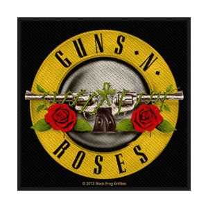 Guns N Roses - Bullet Logo Retail Packaged Patch i gruppen MERCHANDISE / Merch / Metal hos Bengans Skivbutik AB (5516838)