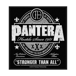 Pantera - Stronger Than All Retail Packaged Patch i gruppen MERCHANDISE / Merch / Metal hos Bengans Skivbutik AB (5516841)