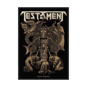 Testament - Demonarchy Standard Patch i gruppen MERCHANDISE / Merch / Metal hos Bengans Skivbutik AB (5516842)