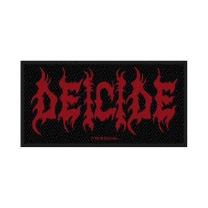 Deicide - Logo Standard Patch i gruppen MERCHANDISE / Merch / Metal hos Bengans Skivbutik AB (5516843)