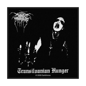 Darkthrone - Transilvanian Hunger Standard Patch i gruppen MERCHANDISE / Merch / Metal hos Bengans Skivbutik AB (5516851)