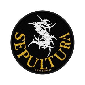 Sepultura - Circular Logo Standard Patch i gruppen MERCHANDISE / Merch / Metal hos Bengans Skivbutik AB (5516853)