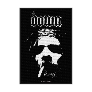 Down - Logo/Face Standard Patch i gruppen MERCHANDISE / Merch / Metal hos Bengans Skivbutik AB (5516854)