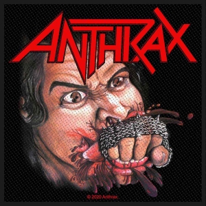 Anthrax - Fistful Of Metal Standard Patch i gruppen MERCHANDISE / Merch / Metal hos Bengans Skivbutik AB (5516860)