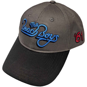 The Beach Boys - '65 Grey/Bl Baseball C i gruppen MERCHANDISE / Merch / Pop-Rock hos Bengans Skivbutik AB (5517601)