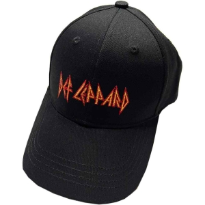 Def Leppard - Text Logo Bl Baseball C i gruppen MERCHANDISE / Merch / Metal hos Bengans Skivbutik AB (5517606)