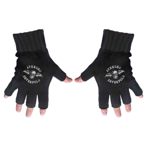 Avenged Sevenfold - Death Bat Fingerless Gloves i gruppen MERCHANDISE / Merch / Metal hos Bengans Skivbutik AB (5517628)